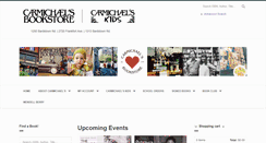 Desktop Screenshot of carmichaelsbookstore.com